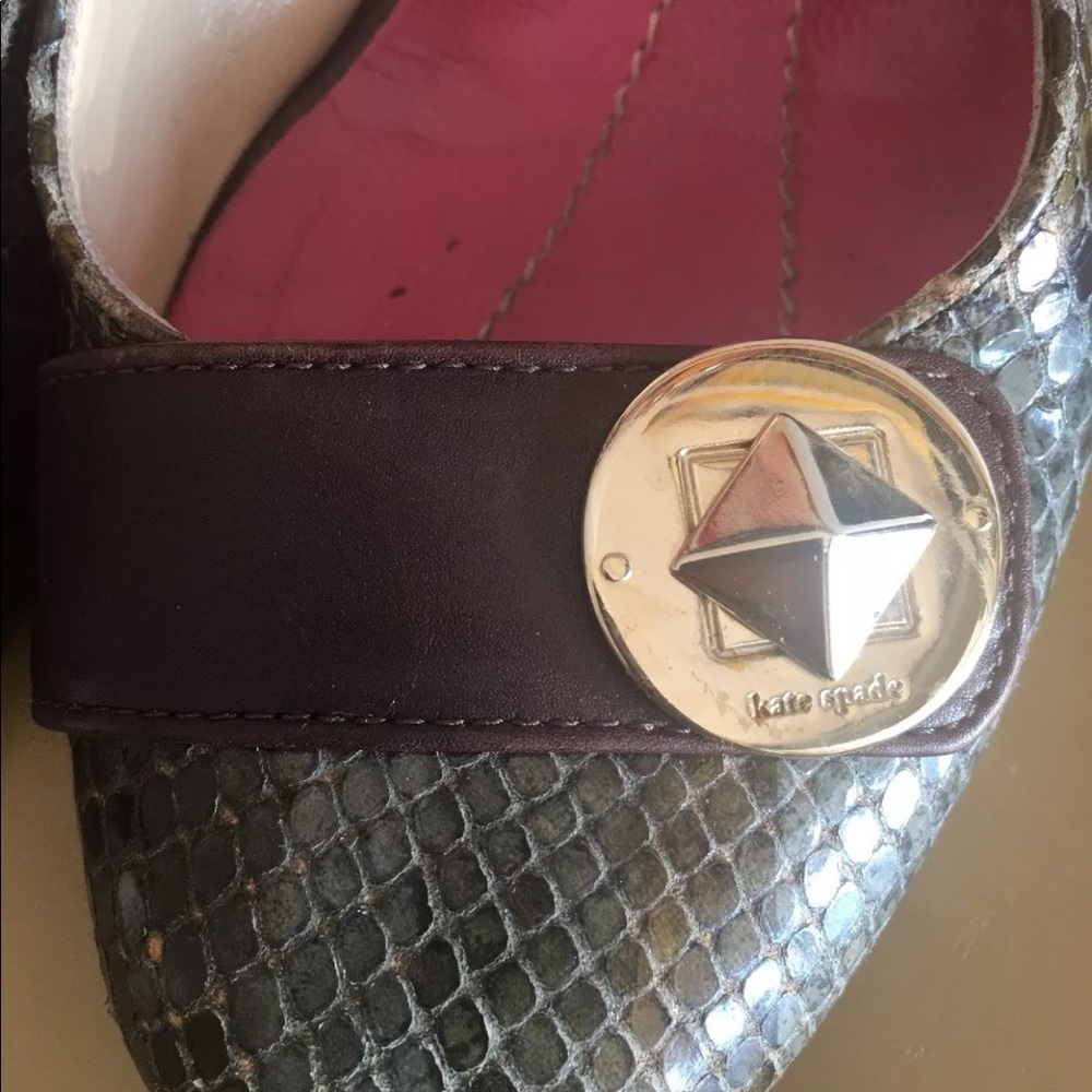 Kate Spade Snakeskin Heels - Picture 3 of 7